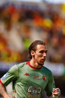 Darko Churlinov, Korona Kielce ve Jagiellonia Bialystok (Maciej Rogowski) takımları arasındaki PKO BP Ekstraklasa maçında görüldü)