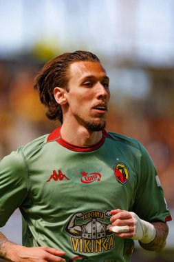 Darko Churlinov, Korona Kielce ve Jagiellonia Bialystok (Maciej Rogowski) takımları arasındaki PKO BP Ekstraklasa maçında görüldü)