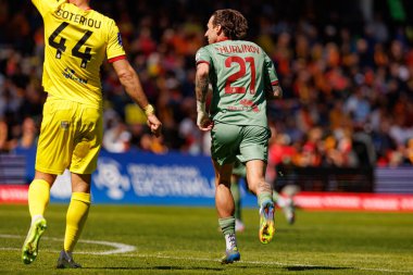 Darko Churlinov, Korona Kielce ve Jagiellonia Bialystok (Maciej Rogowski) takımları arasındaki PKO BP Ekstraklasa maçında görüldü)