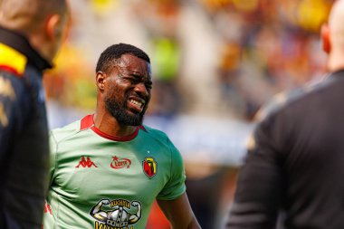 Afimico Pululu, Korona Kielce ve Jagiellonia Bialystok (Maciej Rogowski) takımları arasındaki PKO BP Ekstraklasa maçı sırasında görüldü.)