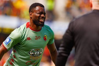 Afimico Pululu, Korona Kielce ve Jagiellonia Bialystok (Maciej Rogowski) takımları arasındaki PKO BP Ekstraklasa maçı sırasında görüldü.)