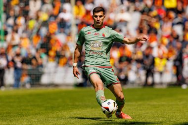 Dusan Stojinoviç, Korona Kielce ve Jagiellonia Bialystok (Maciej Rogowski) takımları arasındaki PKO BP Ekstraklasa maçında görüldü)