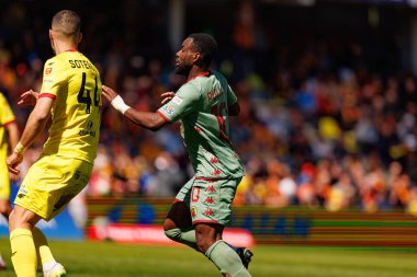 Afimico Pululu, Korona Kielce ve Jagiellonia Bialystok (Maciej Rogowski) takımları arasındaki PKO BP Ekstraklasa maçı sırasında görüldü.)