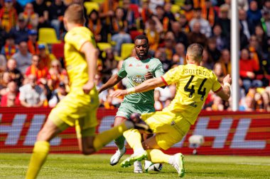 Afimico Pululu, Korona Kielce ve Jagiellonia Bialystok (Maciej Rogowski) takımları arasındaki PKO BP Ekstraklasa maçı sırasında görüldü.)