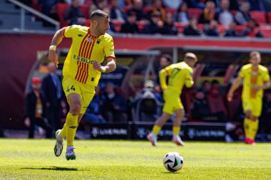 Konstantinos Sotiriou, Korona Kielce ve Jagiellonia Bialystok (Maciej Rogowski) takımları arasındaki PKO BP Ekstraklasa maçında görüldü)