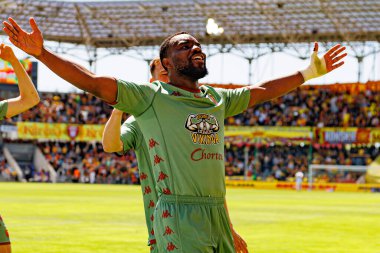 Jagiellonia oyuncuları PKO BP Ekstraklasa maçında Korona Kielce ve Jagiellonia Bialystok (Maciej Rogowski)