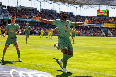 Jagiellonia oyuncuları PKO BP Ekstraklasa maçında Korona Kielce ve Jagiellonia Bialystok (Maciej Rogowski)