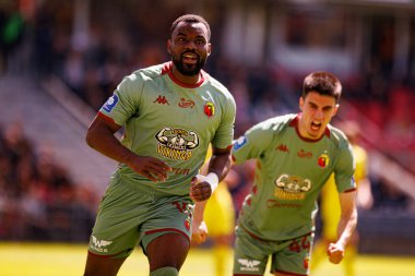 Afimico Pululu ve Joao Moutinho, Korona Kielce ve Jagiellonia Bialystok (Maciej Rogowski) takımları arasındaki PKO BP Ekstraklasa maçında gol attıktan sonra kutlama yaparken görüldü.)