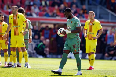 Afimico Pululu, Korona Kielce ve Jagiellonia Bialystok (Maciej Rogowski) takımları arasındaki PKO BP Ekstraklasa maçı sırasında görüldü.)