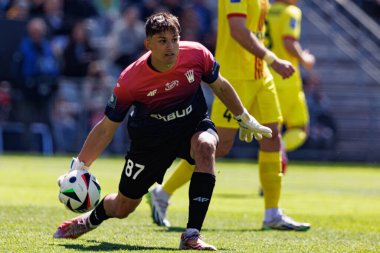 Rafal Mamla PKO BP Ekstraklasa maçı sırasında Korona Kielce ve Jagiellonia Bialystok (Maciej Rogowski)