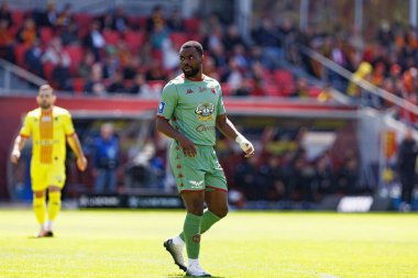 Afimico Pululu, Korona Kielce ve Jagiellonia Bialystok (Maciej Rogowski) takımları arasındaki PKO BP Ekstraklasa maçı sırasında görüldü.)