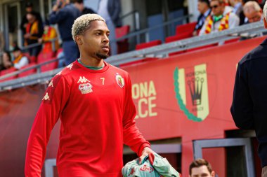 Edi Semedo, Korona Kielce ve Jagiellonia Bialystok (Maciej Rogowski) takımları arasındaki PKO BP Ekstraklasa maçında görüldü)