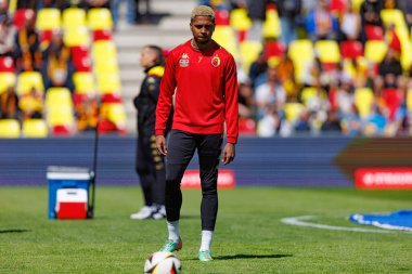 Edi Semedo, Korona Kielce ve Jagiellonia Bialystok (Maciej Rogowski) takımları arasındaki PKO BP Ekstraklasa maçında görüldü)