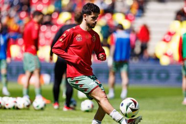 Tomas Silva, Korona Kielce ve Jagiellonia Bialystok (Maciej Rogowski) takımları arasındaki PKO BP Ekstraklasa maçı sırasında görüldü)