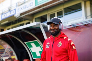 Afimico Pululu, Korona Kielce ve Jagiellonia Bialystok (Maciej Rogowski) takımları arasındaki PKO BP Ekstraklasa maçı sırasında görüldü.)