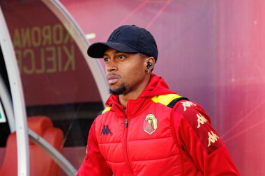 Edi Semedo, Korona Kielce ve Jagiellonia Bialystok (Maciej Rogowski) takımları arasındaki PKO BP Ekstraklasa maçında görüldü)