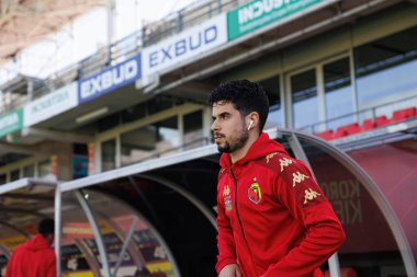 Tomas Silva, Korona Kielce ve Jagiellonia Bialystok (Maciej Rogowski) takımları arasındaki PKO BP Ekstraklasa maçı sırasında görüldü)