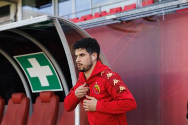 Tomas Silva, Korona Kielce ve Jagiellonia Bialystok (Maciej Rogowski) takımları arasındaki PKO BP Ekstraklasa maçı sırasında görüldü)