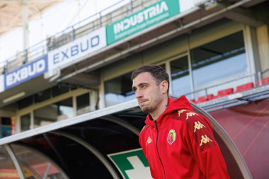 Adrian Dieguez, Korona Kielce ve Jagiellonia Bialystok (Maciej Rogowski) takımları arasındaki PKO BP Ekstraklasa maçı sırasında görüldü)