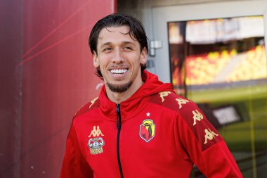 Darko Churlinov, Korona Kielce ve Jagiellonia Bialystok (Maciej Rogowski) takımları arasındaki PKO BP Ekstraklasa maçında görüldü)