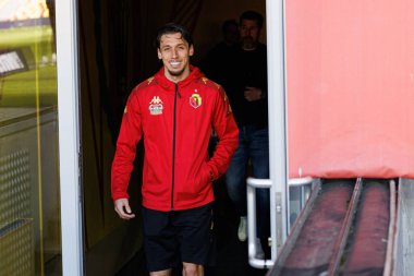 Darko Churlinov, Korona Kielce ve Jagiellonia Bialystok (Maciej Rogowski) takımları arasındaki PKO BP Ekstraklasa maçında görüldü)