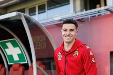 Miki Villar, Korona Kielce ve Jagiellonia Bialystok (Maciej Rogowski) takımları arasında oynanan PKO BP Ekstraklasa maçı sırasında görüldü)