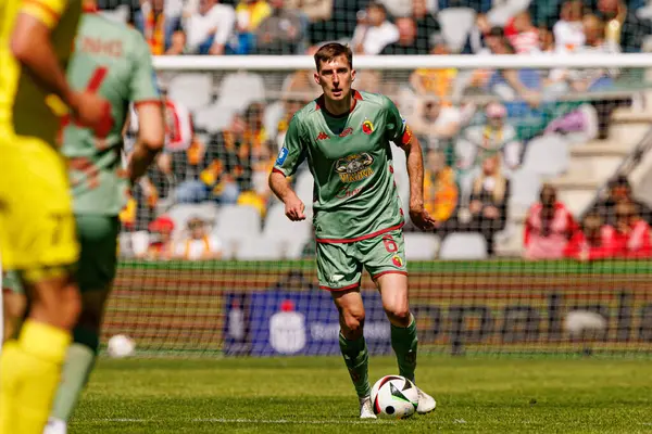 Taras Romanczuk, Korona Kielce ve Jagiellonia Bialystok (Maciej Rogowski) takımları arasındaki PKO BP Ekstraklasa maçında görüldü)