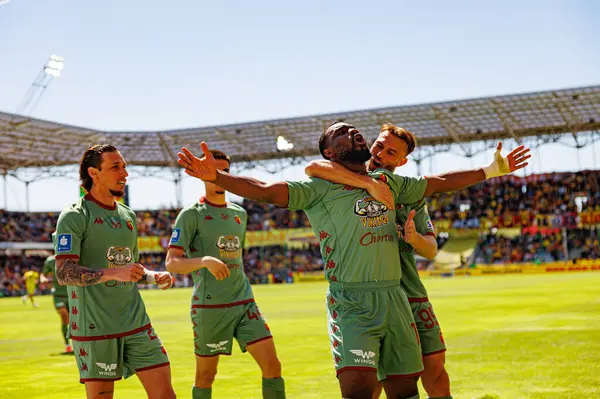 Jagiellonia oyuncuları PKO BP Ekstraklasa maçında Korona Kielce ve Jagiellonia Bialystok (Maciej Rogowski)