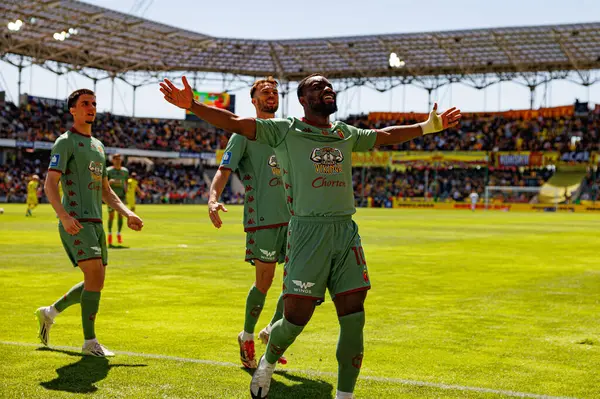 Jagiellonia oyuncuları PKO BP Ekstraklasa maçında Korona Kielce ve Jagiellonia Bialystok (Maciej Rogowski)