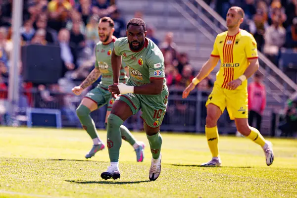 Afimico Pululu, Korona Kielce ve Jagiellonia Bialystok (Maciej Rogowski) takımları arasındaki PKO BP Ekstraklasa maçı sırasında görüldü.)