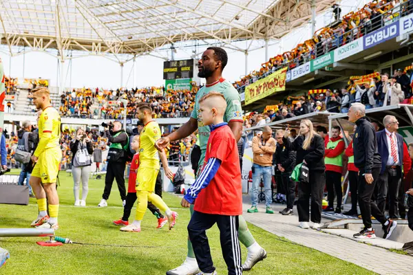 Afimico Pululu, Korona Kielce ve Jagiellonia Bialystok (Maciej Rogowski) takımları arasındaki PKO BP Ekstraklasa maçı sırasında görüldü.)