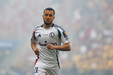 Vahan Bichakhchyan 2025 Polonya Kupası finalinde Legia Warszawa ve Pogon Szczecin (Maciej Rogowski) takımları arasında görüldü.)