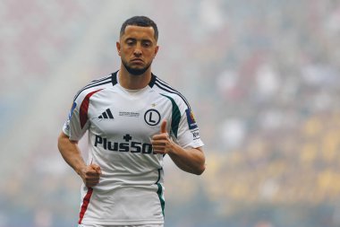 Vahan Bichakhchyan 2025 Polonya Kupası finalinde Legia Warszawa ve Pogon Szczecin (Maciej Rogowski) takımları arasında görüldü.)