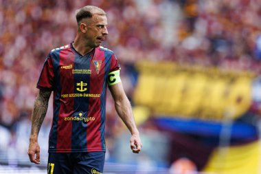 Kamil Grosicki, Legia Warszawa ve Pogon Szczecin (Maciej Rogowski) takımları arasında 2025 Polonya Kupası finalinde görüldü.)