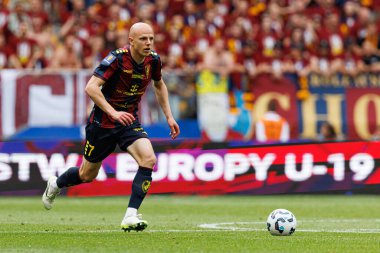 Rafal Kurzawa 2025 Polonya Kupası finalinde Legia Warszawa ve Pogon Szczecin (Maciej Rogowski) takımları arasında görüldü.)