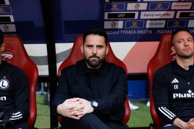 Goncalo Feio 2025 Polonya Kupası finalinde Legia Warszawa ve Pogon Szczecin (Maciej Rogowski) takımları arasında görüldü.)