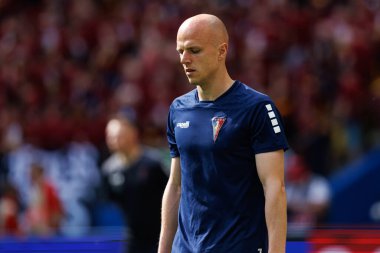 Rafal Kurzawa 2025 Polonya Kupası finalinde Legia Warszawa ve Pogon Szczecin (Maciej Rogowski) takımları arasında görüldü.)