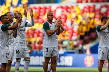 Steve Kapuadi, Legia Warszawa ve Pogon Szczecin (Maciej Rogowski) takımları arasında 2025 Polonya Kupası finalinde görüldü.)