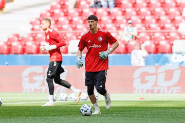 Vladan Kovaceviç, Polonya Kupası 2025 finalinde Legia Warszawa ve Pogon Szczecin (Maciej Rogowski) takımları arasında görüldü.)