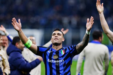 Lautaro Martinez UEFA Şampiyonlar Ligi yarı final maçında Internazionale Milano ve FC Barcelona (Maciej Rogowski) takımları arasında görüldü.)