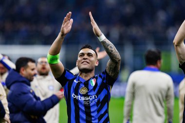 Lautaro Martinez UEFA Şampiyonlar Ligi yarı final maçında Internazionale Milano ve FC Barcelona (Maciej Rogowski) takımları arasında görüldü.)