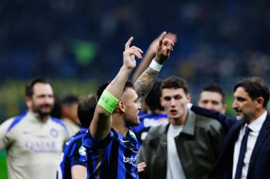 Lautaro Martinez UEFA Şampiyonlar Ligi yarı final maçında Internazionale Milano ve FC Barcelona (Maciej Rogowski) takımları arasında görüldü.)