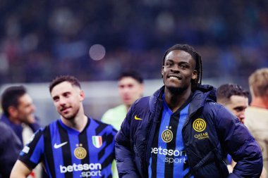 Yann Bisseck UEFA Şampiyonlar Ligi yarı final maçında Internazionale Milano ve FC Barcelona (Maciej Rogowski) takımları arasında görüldü.)