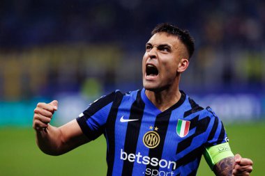 Lautaro Martinez UEFA Şampiyonlar Ligi yarı final maçında Internazionale Milano ve FC Barcelona (Maciej Rogowski) takımları arasında görüldü.)