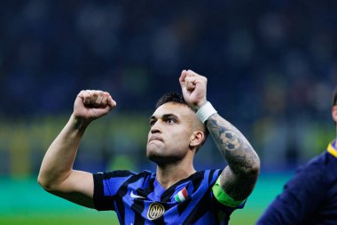 Lautaro Martinez UEFA Şampiyonlar Ligi yarı final maçında Internazionale Milano ve FC Barcelona (Maciej Rogowski) takımları arasında görüldü.)
