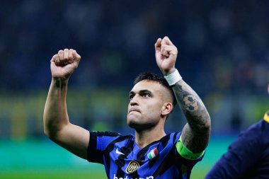 Lautaro Martinez UEFA Şampiyonlar Ligi yarı final maçında Internazionale Milano ve FC Barcelona (Maciej Rogowski) takımları arasında görüldü.)