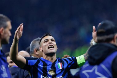 Lautaro Martinez UEFA Şampiyonlar Ligi yarı final maçında Internazionale Milano ve FC Barcelona (Maciej Rogowski) takımları arasında görüldü.)