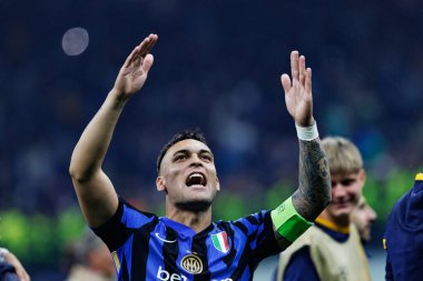 Lautaro Martinez UEFA Şampiyonlar Ligi yarı final maçında Internazionale Milano ve FC Barcelona (Maciej Rogowski) takımları arasında görüldü.)