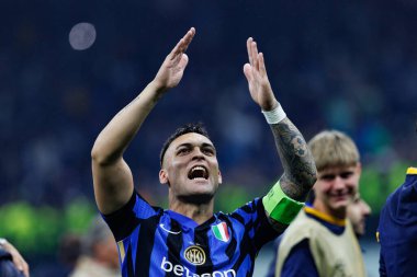 Lautaro Martinez UEFA Şampiyonlar Ligi yarı final maçında Internazionale Milano ve FC Barcelona (Maciej Rogowski) takımları arasında görüldü.)