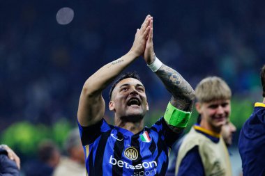 Lautaro Martinez UEFA Şampiyonlar Ligi yarı final maçında Internazionale Milano ve FC Barcelona (Maciej Rogowski) takımları arasında görüldü.)